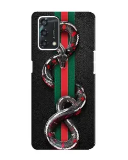 Чохол для OPPO A95 з картинкою «Gucci — змія на смузі» Чохол для OPPO A95 з картинкою «Gucci — змія на смузі»