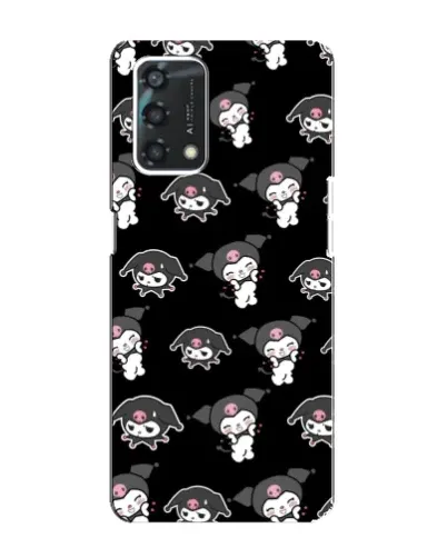 Чохол для OPPO A95 з картинкою «Чорний паттерн Kuromi» Чохол для OPPO A95 з картинкою «Чорний паттерн Kuromi»