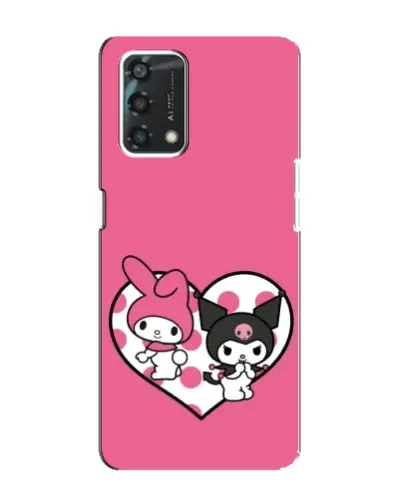 Чохол для OPPO A95 з картинкою «Kuromi та My Melody» Чохол для OPPO A95 з картинкою «Kuromi та My Melody»