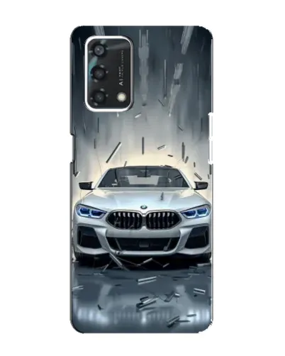Чохол для OPPO A95 з картинкою «BMW у світлі фар»