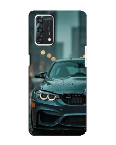 Чохол для OPPO A95 з картинкою «BMW у вогнях міста»