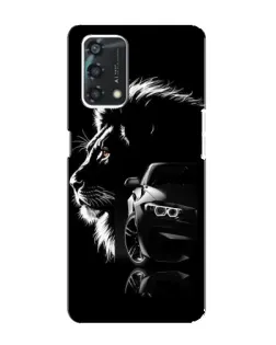 Чохол для OPPO A95 з картинкою «BMW та лев» Чохол для OPPO A95 з картинкою «BMW та лев»