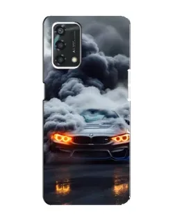 Чохол для OPPO A95 з картинкою «BMW у диму» Чохол для OPPO A95 з картинкою «BMW у диму»