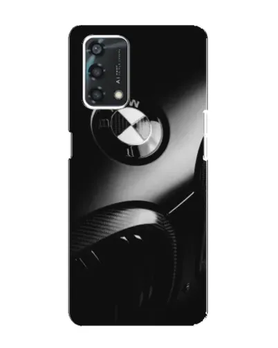 Чохол для OPPO A95 з картинкою «Емблема BMW — макро»