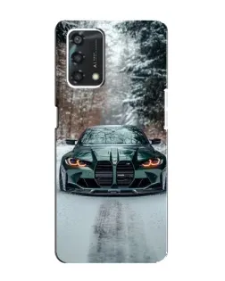 Чохол для OPPO A95 з картинкою «BMW у зимовому лісі» Чохол для OPPO A95 з картинкою «BMW у зимовому лісі»