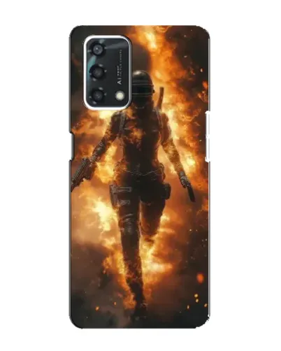 Чохол для OPPO A95 з картинкою «BMW — швидкість у дощі»
