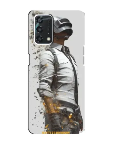 Чохол для OPPO A95 з картинкою «PUBG — боєць у пилу»