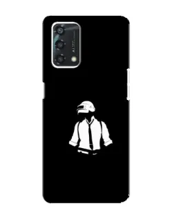 Чохол для OPPO A95 з картинкою «PUBG — білий шолом» Чохол для OPPO A95 з картинкою «PUBG — білий шолом»