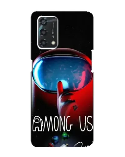 Чохол для OPPO A95 з картинкою «Червоний імпостер — макро» Чохол для OPPO A95 з картинкою «Червоний імпостер — макро»
