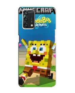 Чохол для OPPO A95 з картинкою «Губка Боб Minecraft» Чохол для OPPO A95 з картинкою «Губка Боб Minecraft»