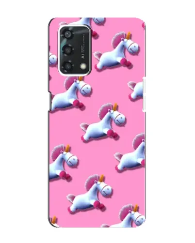 Чохол для OPPO A95 з картинкою «Єдинороги на рожевому»