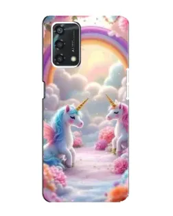 Чохол для OPPO A95 з картинкою «Веселка і єдинороги» Чохол для OPPO A95 з картинкою «Веселка і єдинороги»