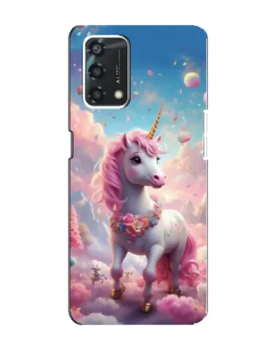 Чохол для OPPO A95 з картинкою «Єдиноріг серед хмар»
