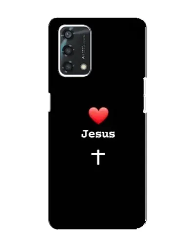 Чохол для OPPO A95 з картинкою «Серце - Jesus»