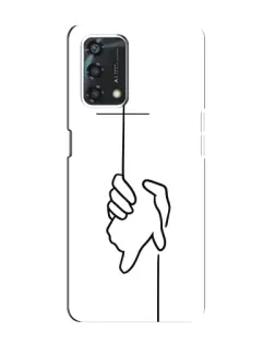 Чохол для OPPO A95 з картинкою «Рука тримає»