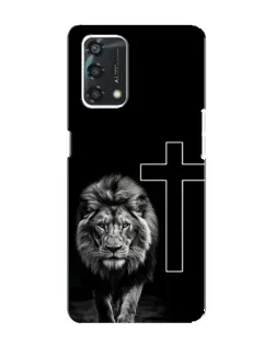 Чохол для OPPO A95 з картинкою «Лев та Хрест»