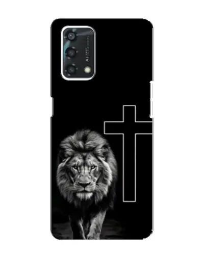 Чохол для OPPO A95 з картинкою «Лев та Хрест»