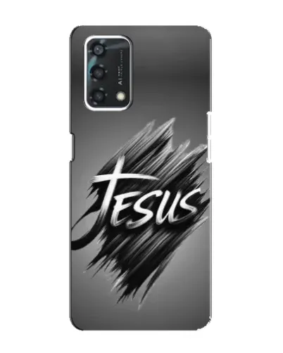 Чохол для OPPO A95 з картинкою «Напис Jesus Graffiti»