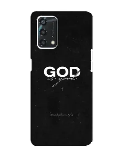 Чохол для OPPO A95 з картинкою «GOD — Бог над усім»