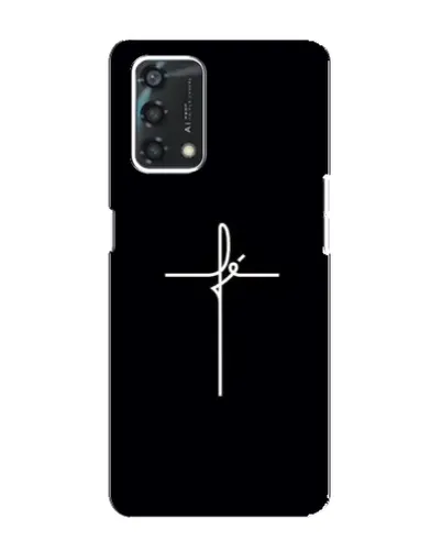Чехол для OPPO A95 с картинкой «Тонкий крест» Чехол для OPPO A95 с картинкой «Тонкий крест»