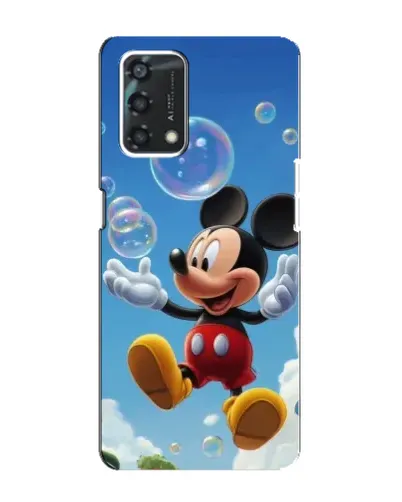 Чехол для OPPO A95 с картинкой «Mickey и мыльные пузыри» Чехол для OPPO A95 с картинкой «Mickey и мыльные пузыри»