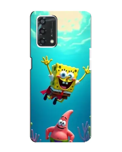 Чехол для OPPO A95 с картинкой «Спанч Боб под водой» Чехол для OPPO A95 с картинкой «Спанч Боб под водой»