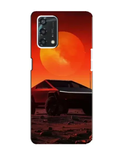 Чохол для OPPO A95 з картинкою «Cybertruck на Марсі»