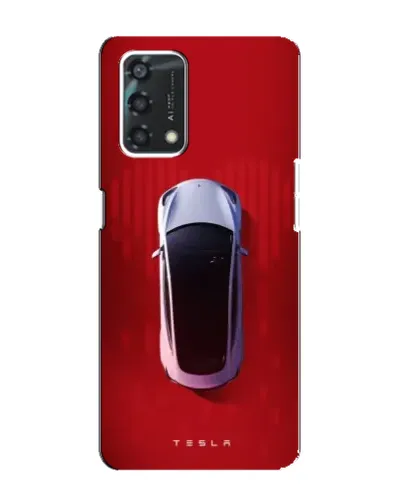Чохол для OPPO A95 з картинкою «Tesla Top View»