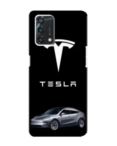 Чохол для OPPO A95 з картинкою «Tesla Model Y»