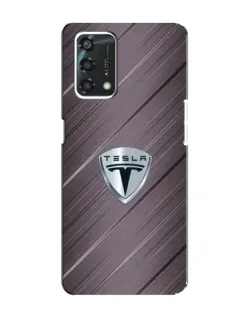 Чохол для OPPO A95 з картинкою «Металева текстура Tesla» Чохол для OPPO A95 з картинкою «Металева текстура Tesla»