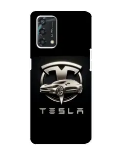 Чохол для OPPO A95 з картинкою «Tesla — срібне авто» Чохол для OPPO A95 з картинкою «Tesla — срібне авто»
