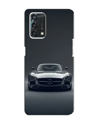 Чохол для OPPO A95 з картинкою «Mercedes на чорному»