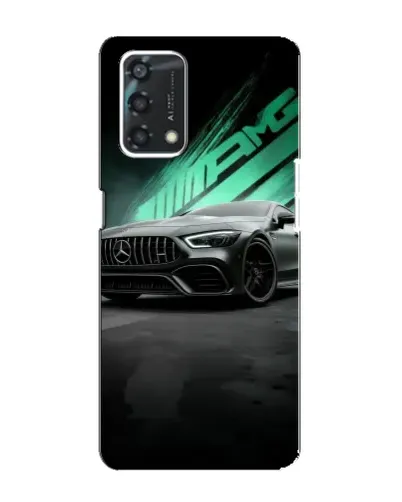 Чохол для OPPO A95 з картинкою «Темний Mercedes AMG»