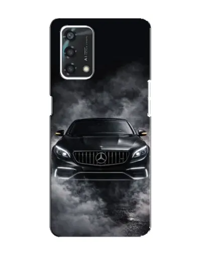 Чохол для OPPO A95 з картинкою «Mercedes у диму»
