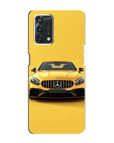 Чохол для OPPO A95 з картинкою «Жовтий Mercedes GT»