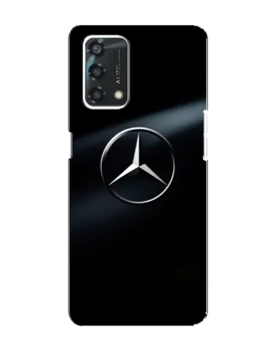 Чехол для OPPO A95 с картинкой «Mercedes на металле» Чехол для OPPO A95 с картинкой «Mercedes на металле»