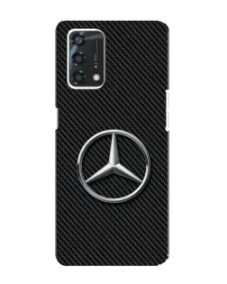 Чехол для OPPO A95 с картинкой «Карбоновый Mercedes стиль»