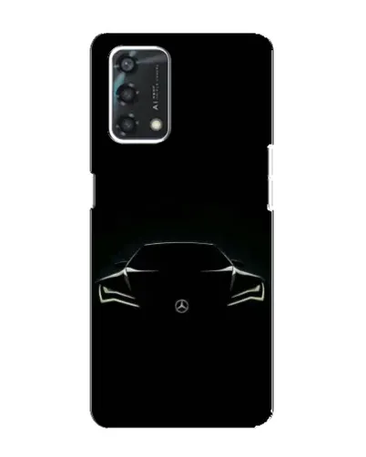 Чехол для OPPO A95 с картинкой «Mercedes — силуэт авто» Чехол для OPPO A95 с картинкой «Mercedes — силуэт авто»