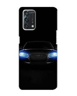Чохол для OPPO A95 з картинкою «Audi в неоні»