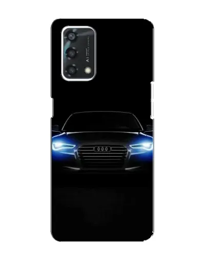 Чохол для OPPO A95 з картинкою «Audi в неоні»