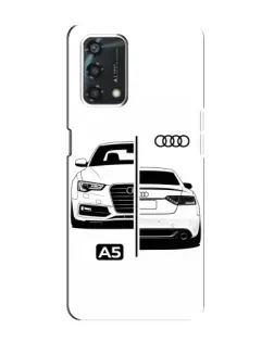 Чохол для OPPO A95 з картинкою «Audi — контрастний дизайн»