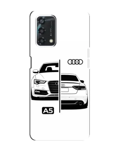 Чохол для OPPO A95 з картинкою «Audi — контрастний дизайн»