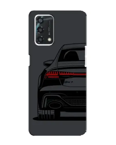 Чохол для OPPO A95 з картинкою «Задня частина Audi — арт»
