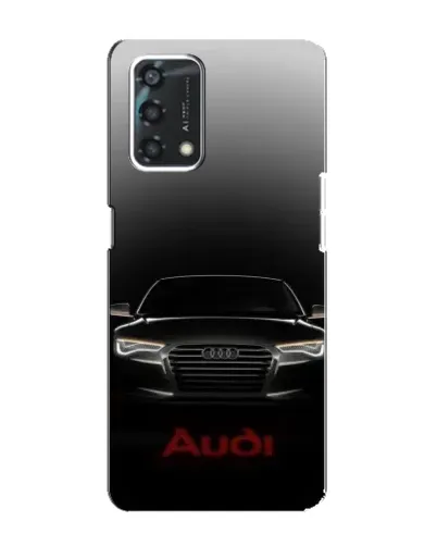 Чохол для OPPO A95 з картинкою «Audi — градієнтний контур»