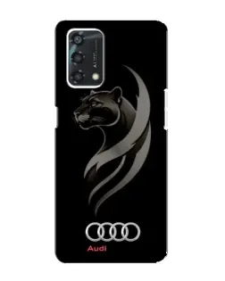 Чохол для OPPO A95 з картинкою «Графіка — пантера та Audi»