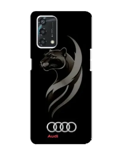Чохол для OPPO A95 з картинкою «Графіка — пантера та Audi»