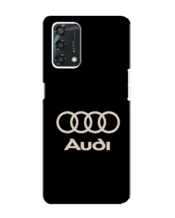 Чохол для OPPO A95 з картинкою «Audi — золотий логотип»