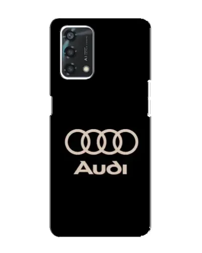 Чохол для OPPO A95 з картинкою «Audi — золотий логотип»