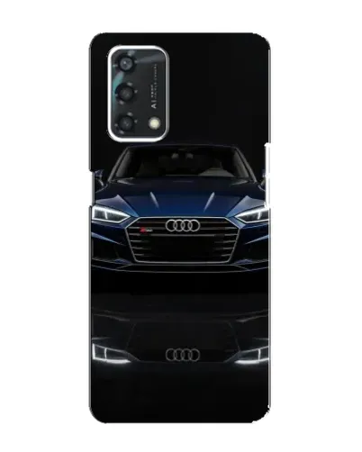 Чохол для OPPO A95 з картинкою «Audi — нічне відображення»