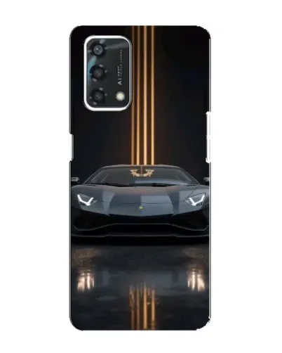 Чохол для OPPO A95 з картинкою «Lamborghini золоті лінії» Чохол для OPPO A95 з картинкою «Lamborghini золоті лінії»